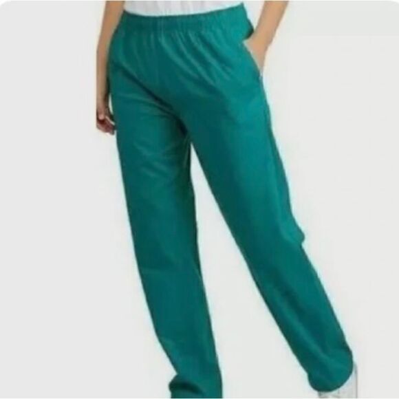 🔥Carols Scrubs Ladies Teal Blue Green  Bottom only Size Large Drawstring… - Picture 4 of 10